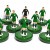 Subbuteo Andrew Table Soccer Panathinaikos 1971 Wembley edition on classic Hasbro bases